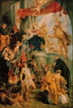 212/rubens, peter paul - virgin and child enthroned with saints